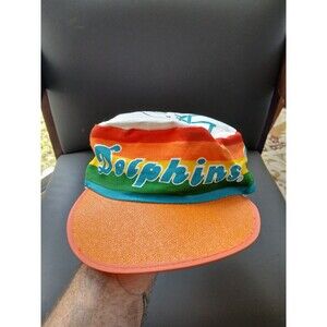 Vintage Miami dolphin hat Elastic Back One Size Fits All